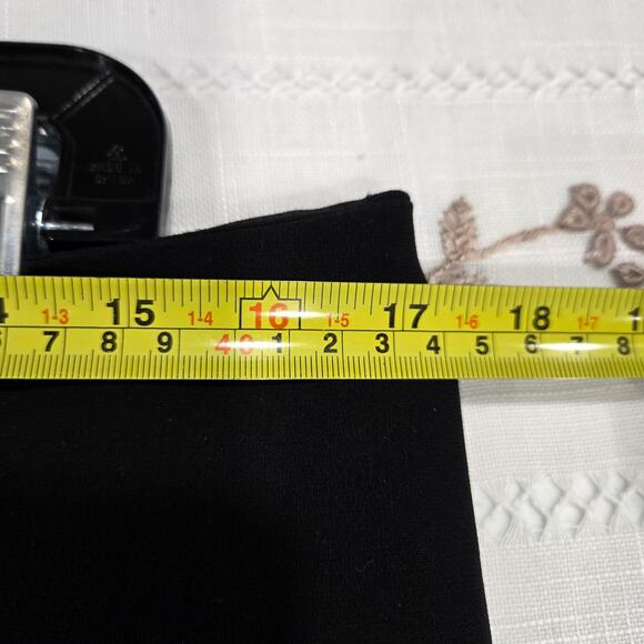 Cinq a Sept Viera Grommet Wide Leg Flare Dress Pants Formal Black 12 Whimsygoth - Picture 6 of 9